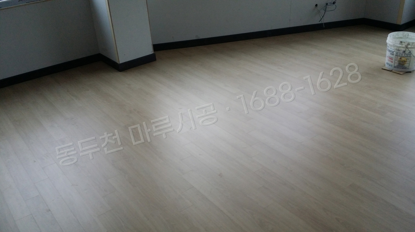 동두천 보산동 강마루 한솔 울트라 내츄럴오크 바닥공사 마루시공업체 시공 후