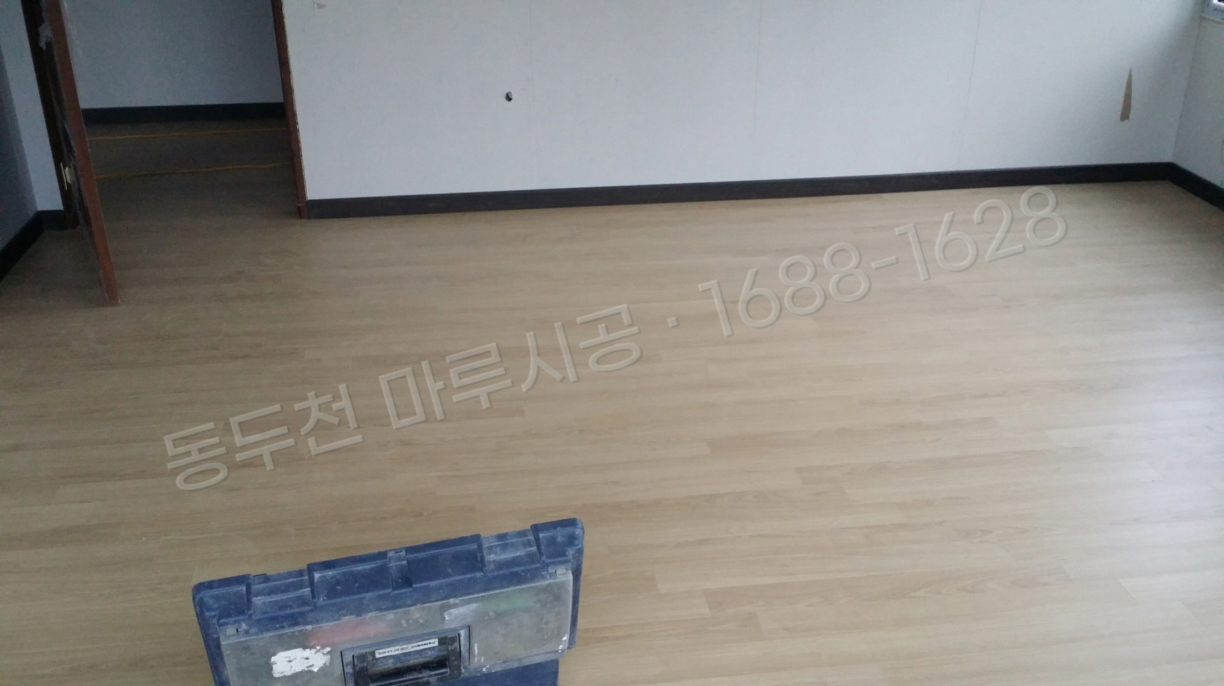 동두천 보산동 강마루 한솔 울트라 내츄럴오크 바닥공사 마루시공업체 시공 후